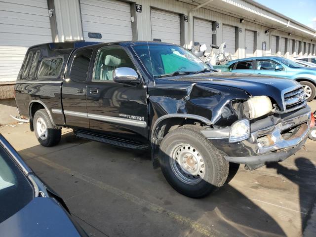 5TBRT341X2S326609 - 2002 TOYOTA TUNDRA ACCESS CAB შავი ფოტო 4