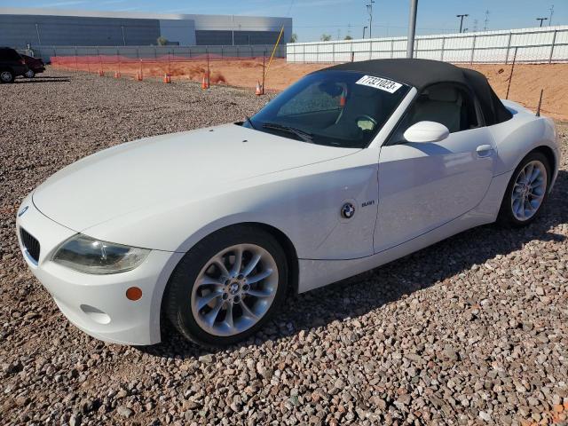 4USBT335X5LS57871 - 2005 BMW Z4 2.5 WHITE photo 1