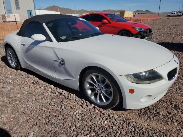 4USBT335X5LS57871 - 2005 BMW Z4 2.5 WHITE photo 4