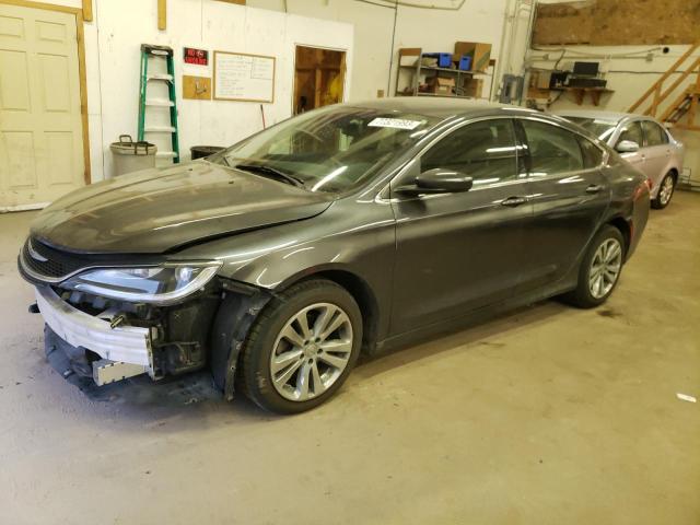 1C3CCCABXFN572280 - 2015 CHRYSLER 200 LIMITED GRAY photo 1