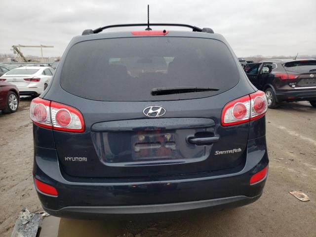 5XYZG4AG1BG044530 - 2011 HYUNDAI SANTA FE GLS BLUE photo 6