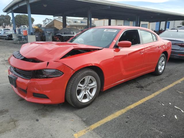2C3CDXBG9NH250378 - 2022 DODGE CHARGER SXT RED photo 1