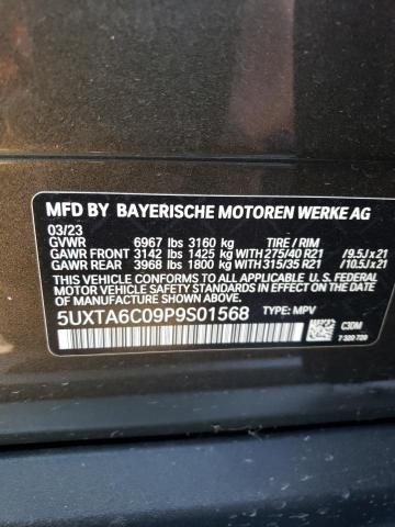 5UXTA6C09P9S01568 - 2023 BMW X5 XDRIVE45E GOLD photo 13