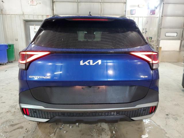 5XYK6CAF7PG121723 - 2023 KIA SPORTAGE X LINE BLUE photo 6