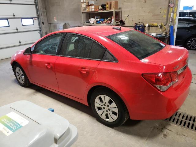 1G1PA5SH6F7117327 - 2015 CHEVROLET CRUZE LS RED photo 2