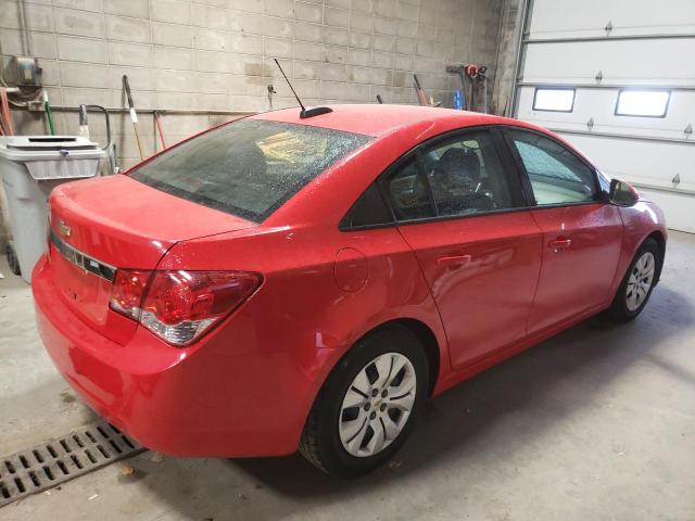 1G1PA5SH6F7117327 - 2015 CHEVROLET CRUZE LS RED photo 3