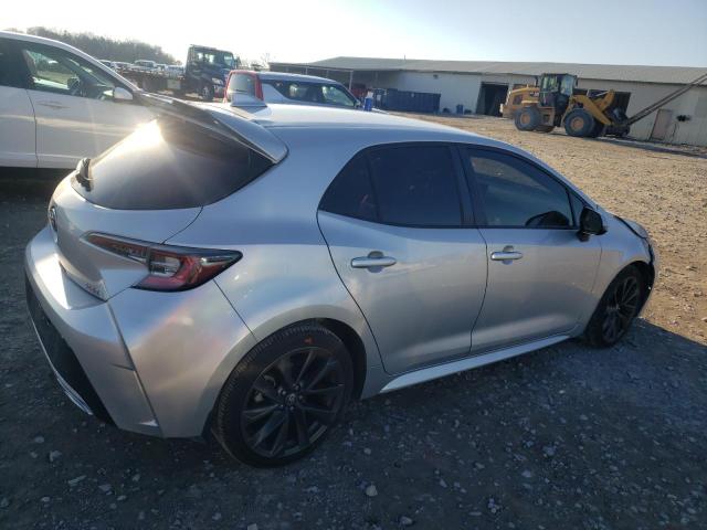 JTNK4RBE5K3003791 - 2019 TOYOTA COROLLA SE SILVER photo 3