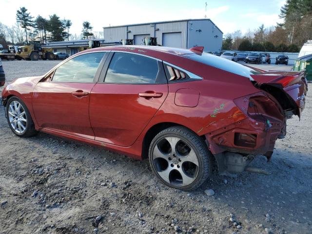 19XFC1F31LE200857 - 2020 HONDA CIVIC EX RED photo 2