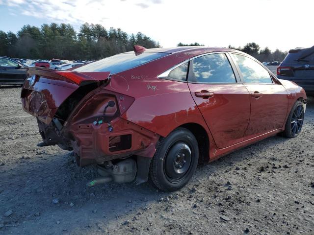 19XFC1F31LE200857 - 2020 HONDA CIVIC EX RED photo 3