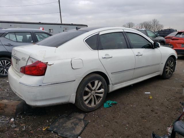 JNKCY01F29M850662 - 2009 INFINITI M35 BASE WHITE photo 3