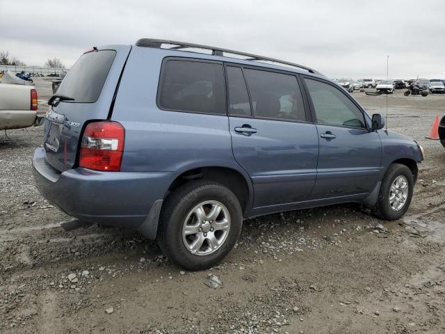 JTEHP21A270200143 - 2007 TOYOTA HIGHLANDER SPORT BLUE photo 3