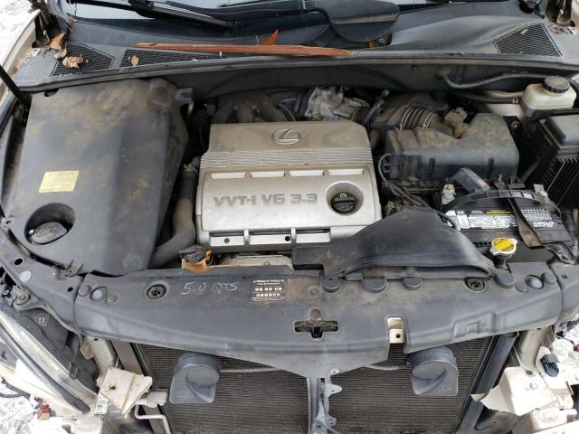 JTJGA31U340044740 - 2004 LEXUS RX 330 GOLD photo 12