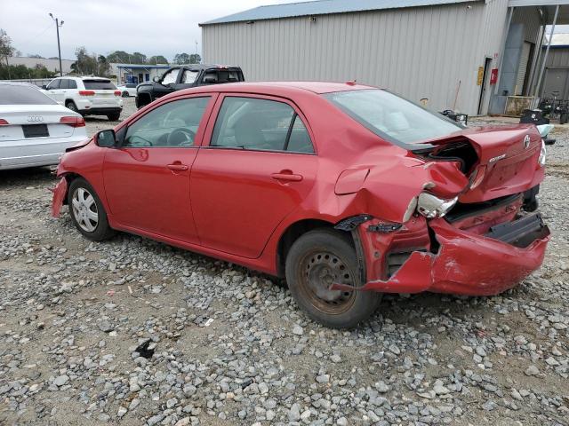 JTDBL40E199039241 - 2009 TOYOTA COROLLA BASE RED photo 2