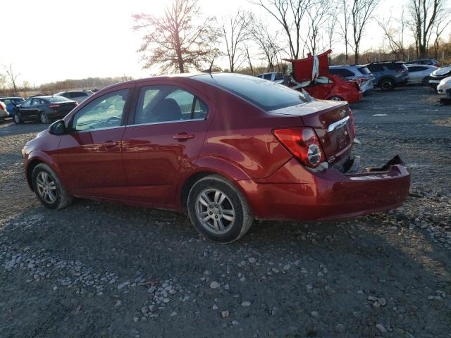 1G1JC5SH1C4214027 - 2012 CHEVROLET SONIC LT RED photo 2