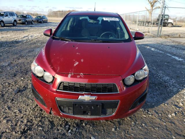 1G1JC5SH1C4214027 - 2012 CHEVROLET SONIC LT RED photo 5