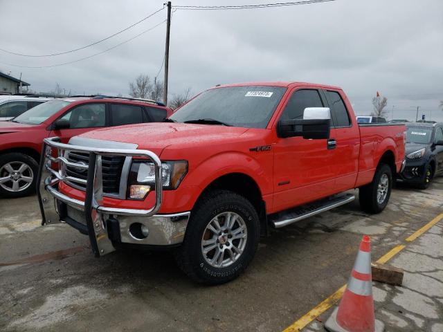 1FTFX1ET8BFA92361 - 2011 FORD F150 SUPER CAB RED photo 1