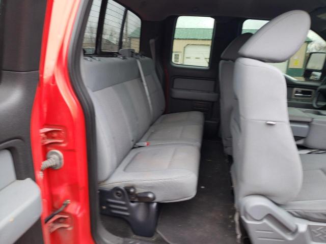 1FTFX1ET8BFA92361 - 2011 FORD F150 SUPER CAB RED photo 10