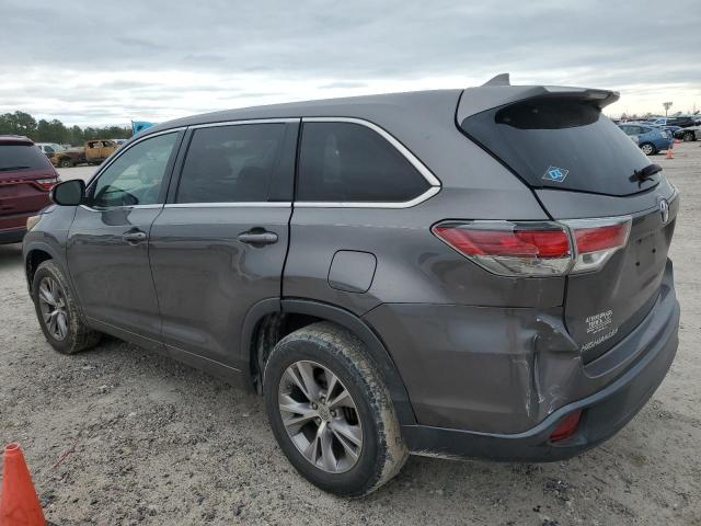 5TDZKRFH3FS056765 - 2015 TOYOTA HIGHLANDER LE GRAY photo 2