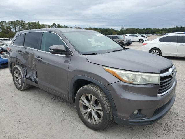 5TDZKRFH3FS056765 - 2015 TOYOTA HIGHLANDER LE GRAY photo 4