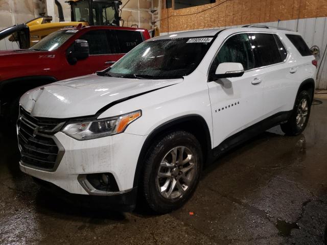 1GNEVGKW9JJ226364 - 2018 CHEVROLET TRAVERSE LT WHITE photo 1