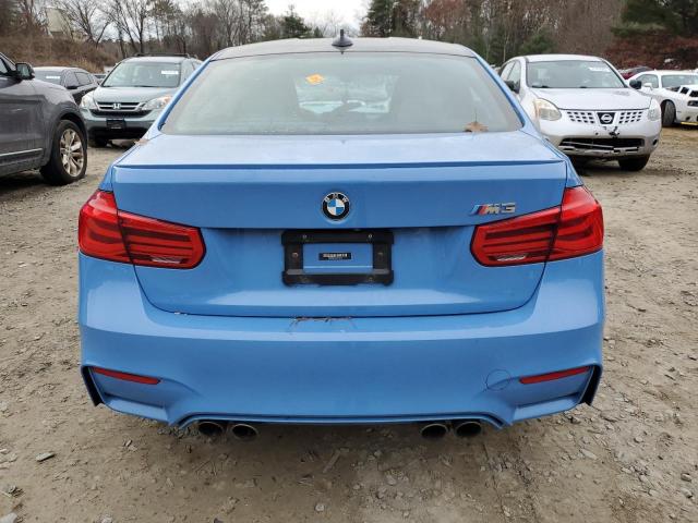 WBS8M9C52J5J79514 - 2018 BMW M3 BLUE photo 6