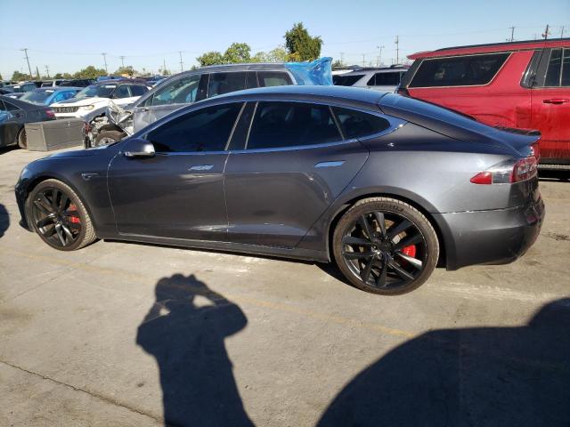 5YJSA1E14HF180531 - 2017 TESLA MODEL S GRAY photo 2