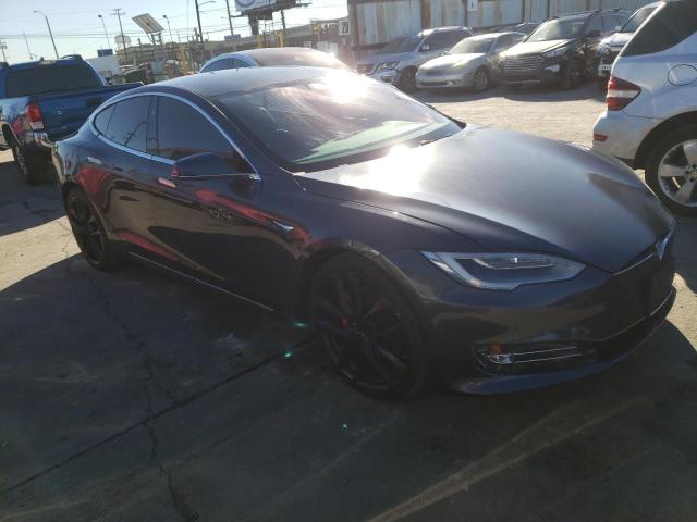 5YJSA1E14HF180531 - 2017 TESLA MODEL S Մոխրագույն լուսանկար 4