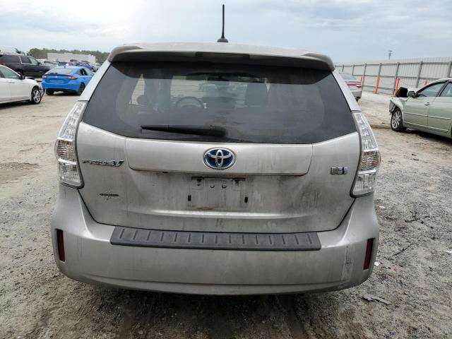 JTDZN3EUXD3257113 - 2013 TOYOTA PRIUS V SILVER photo 6