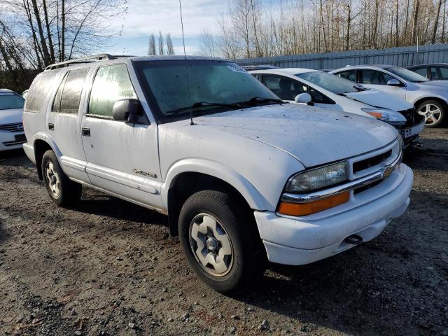 1GNDT13X43K181109 - 2003 CHEVROLET BLAZER WHITE photo 4