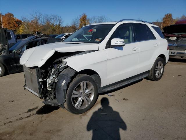 4JGDA5HB6EA333673 - 2014 MERCEDES-BENZ ML 350 4MATIC WHITE photo 1