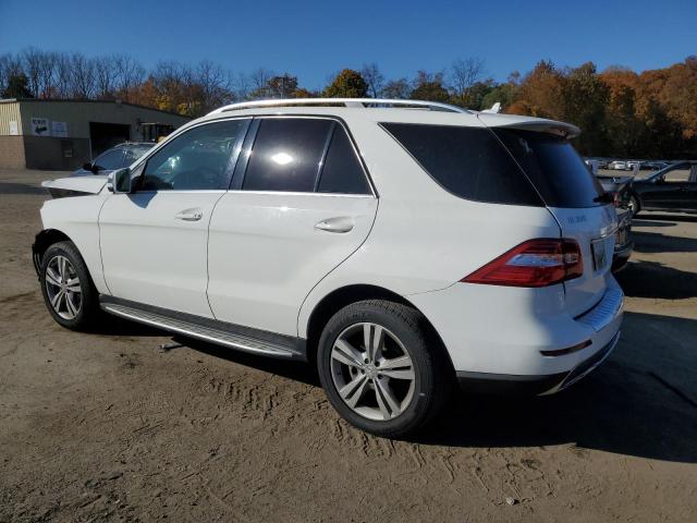 4JGDA5HB6EA333673 - 2014 MERCEDES-BENZ ML 350 4MATIC WHITE photo 2