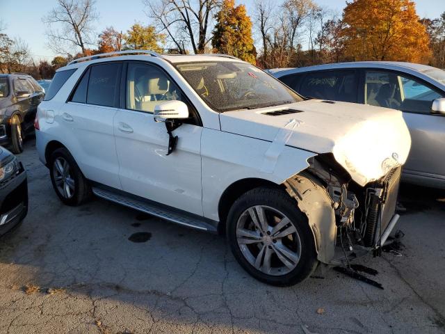 4JGDA5HB6EA333673 - 2014 MERCEDES-BENZ ML 350 4MATIC WHITE photo 4