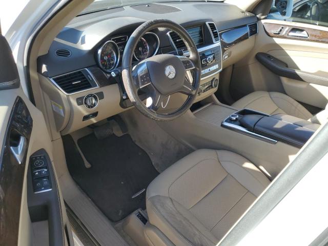 4JGDA5HB6EA333673 - 2014 MERCEDES-BENZ ML 350 4MATIC WHITE photo 8