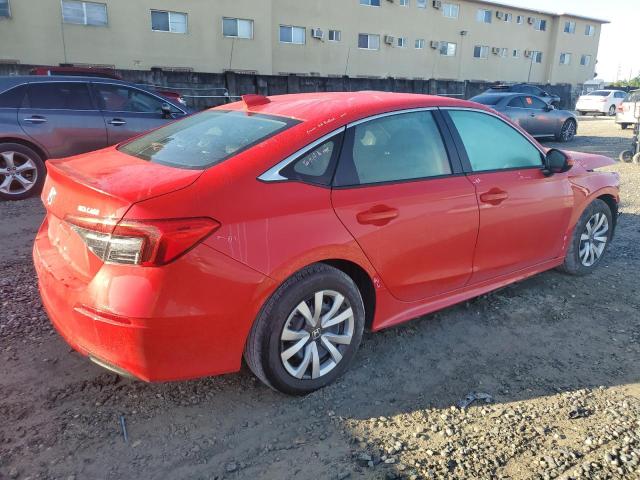 2HGFE2F22RH576716 - 2024 HONDA CIVIC LX RED photo 3