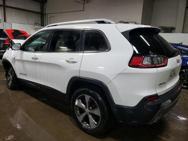 1C4PJMDX2KD105029 - 2019 JEEP CHEROKEE LIMITED WHITE photo 2