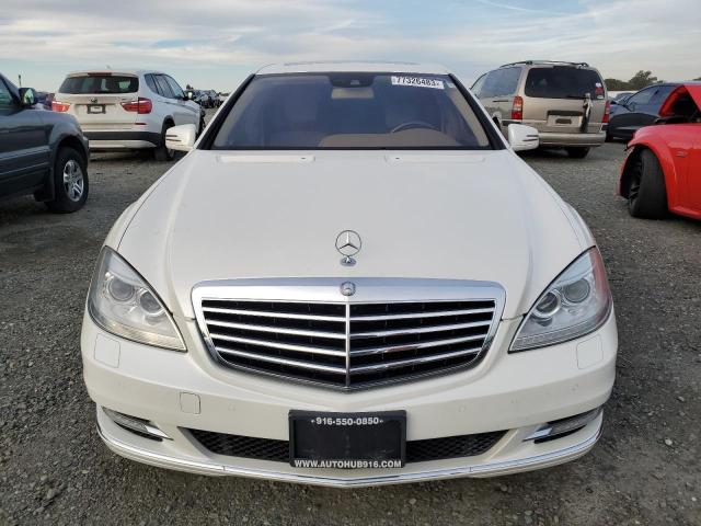 WDDNG7DB8DA502945 - 2013 MERCEDES-BENZ S 550 WHITE photo 5