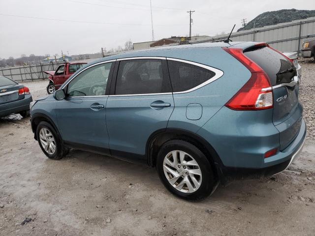 5J6RM4H53FL118211 - 2015 HONDA CR-V EX BLUE photo 2