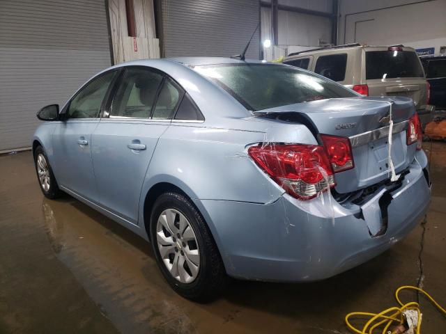 1G1PC5SHXC7155861 - 2012 CHEVROLET CRUZE LS BLUE photo 2