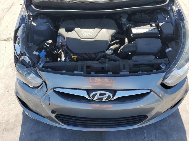 KMHCT4AE9EU637146 - 2014 HYUNDAI ACCENT GLS GRAY photo 11