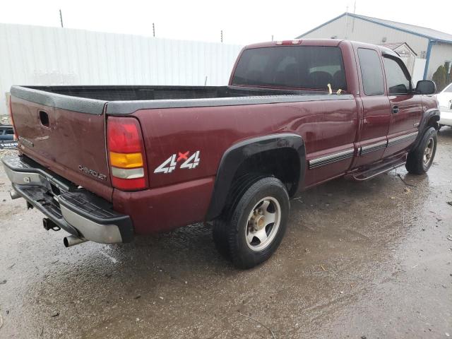 1GCGK29U9YE348792 - 2000 CHEVROLET SILVERADO K2500 BURGUNDY photo 3