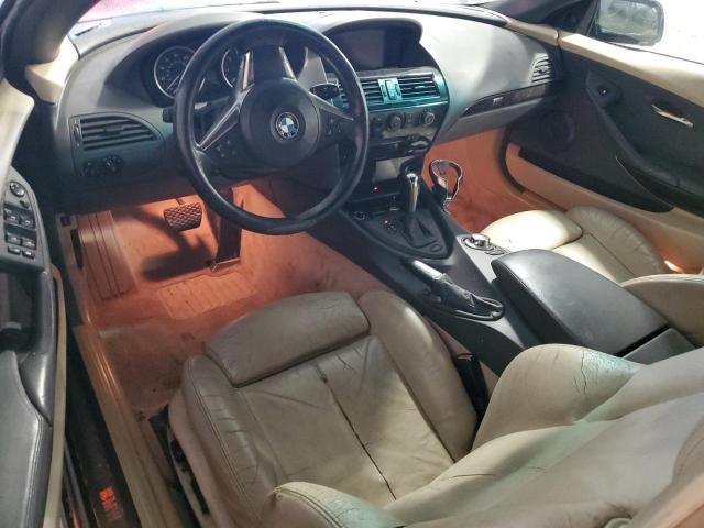 WBAEK73474B322343 - 2004 BMW 645 CI AUTOMATIC BLACK photo 8