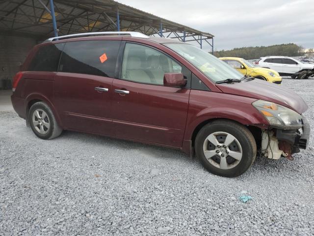 5N1BV28U99N102227 - 2009 NISSAN QUEST S MAROON photo 4