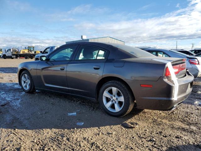 2C3CDXBG2DH705621 - 2013 DODGE CHARGER SE CHARCOAL photo 2