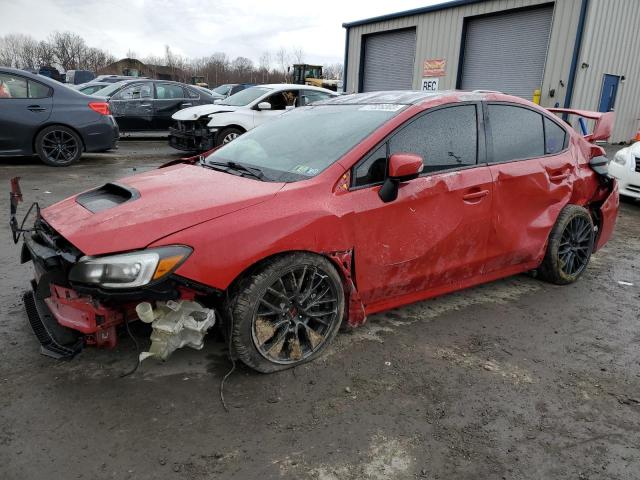 JF1VA2P63F9815716 - 2015 SUBARU WRX STI RED photo 1