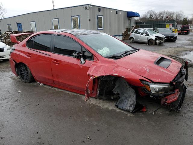 JF1VA2P63F9815716 - 2015 SUBARU WRX STI RED photo 4