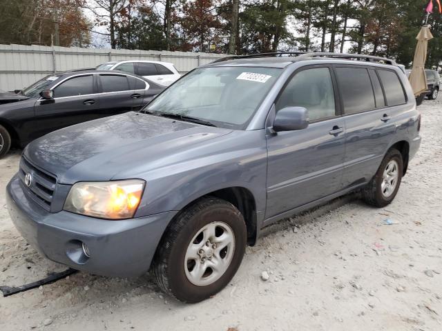 JTEGD21A570162959 - 2007 TOYOTA HIGHLANDER BLUE photo 1