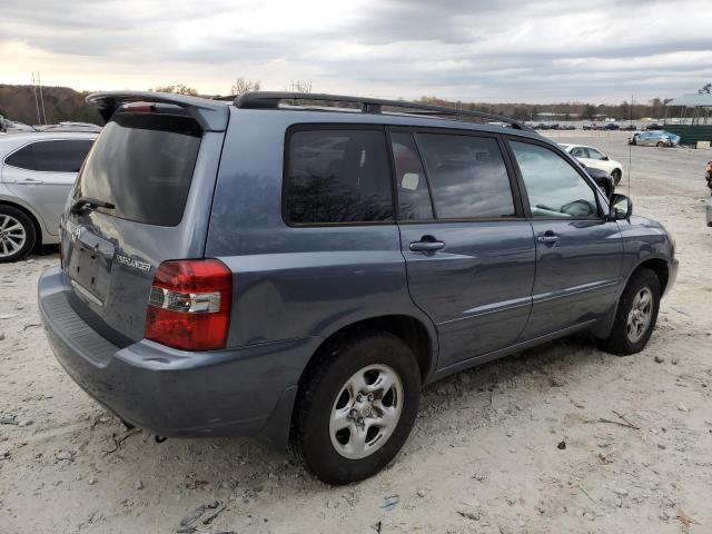 JTEGD21A570162959 - 2007 TOYOTA HIGHLANDER BLUE photo 3