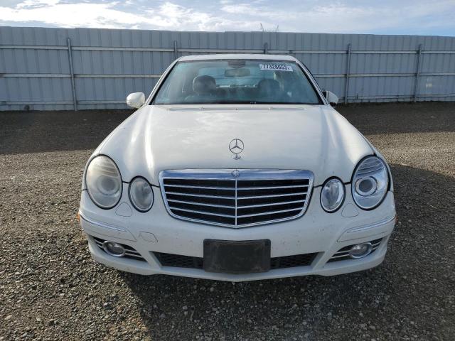 WDBUF56X48B220905 - 2008 MERCEDES-BENZ E 350 WHITE photo 5