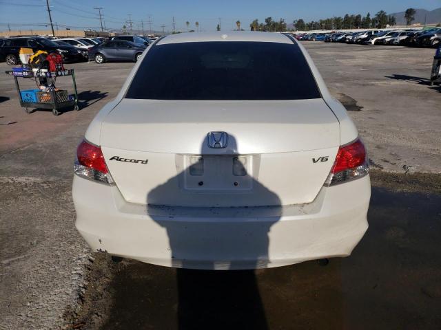 1HGCP36898A069798 - 2008 HONDA ACCORD EXL WHITE photo 6