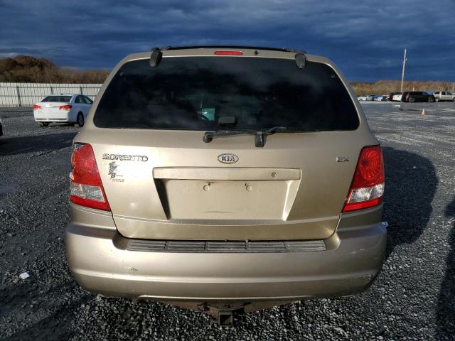 KNDJC733035171560 - 2003 KIA SORENTO EX BEIGE photo 6